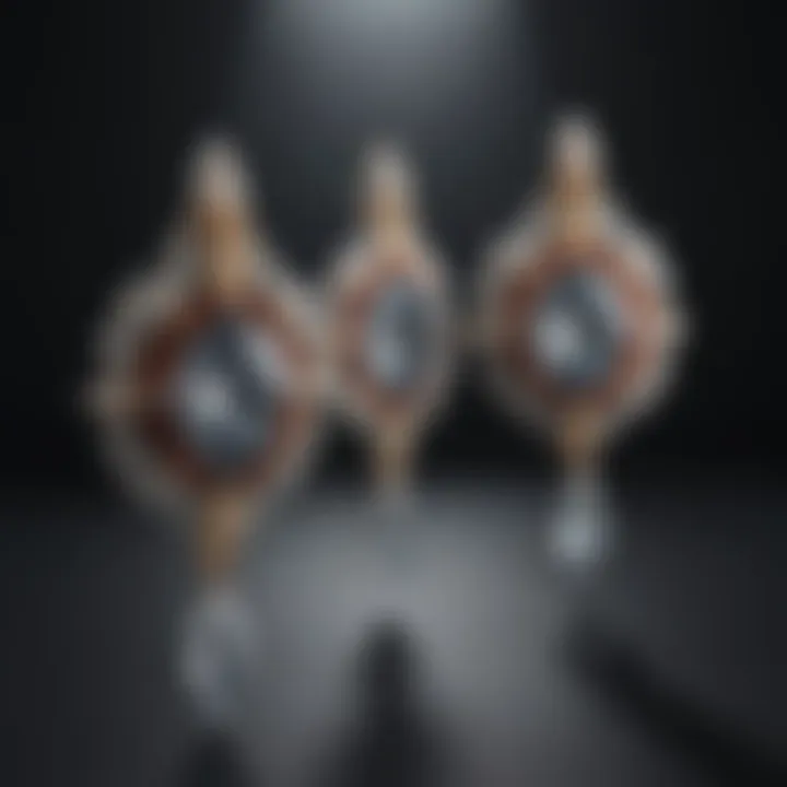 Sparkling Izakov Diamond Earrings radiating elegance