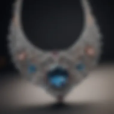 Izakov Diamond Necklace Exquisite Izakov Diamond Necklace showcasing brilliance