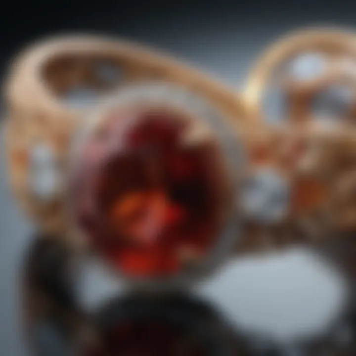 Elegant Harmony of January Birthstone Jewelry