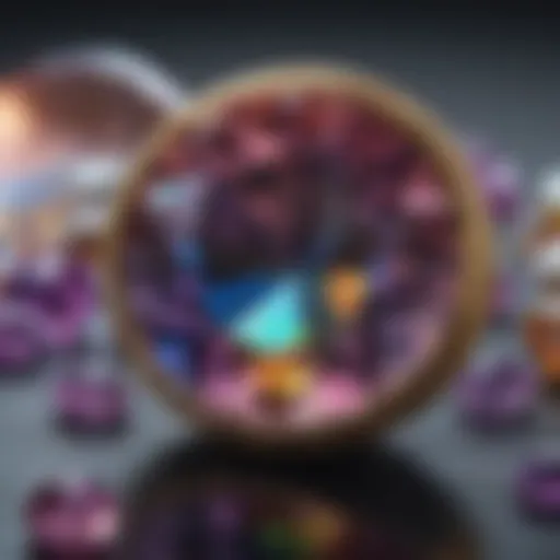 Iridescent Symphony of January Birthstones