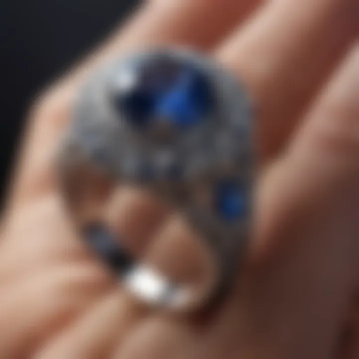Vintage Sapphire and Diamond Ring