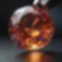 Exquisite gemstone being polished to perfection