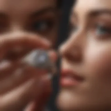 Expert Fit Adjustment in Action Kay Jewelers expert adjusting ring fit on model