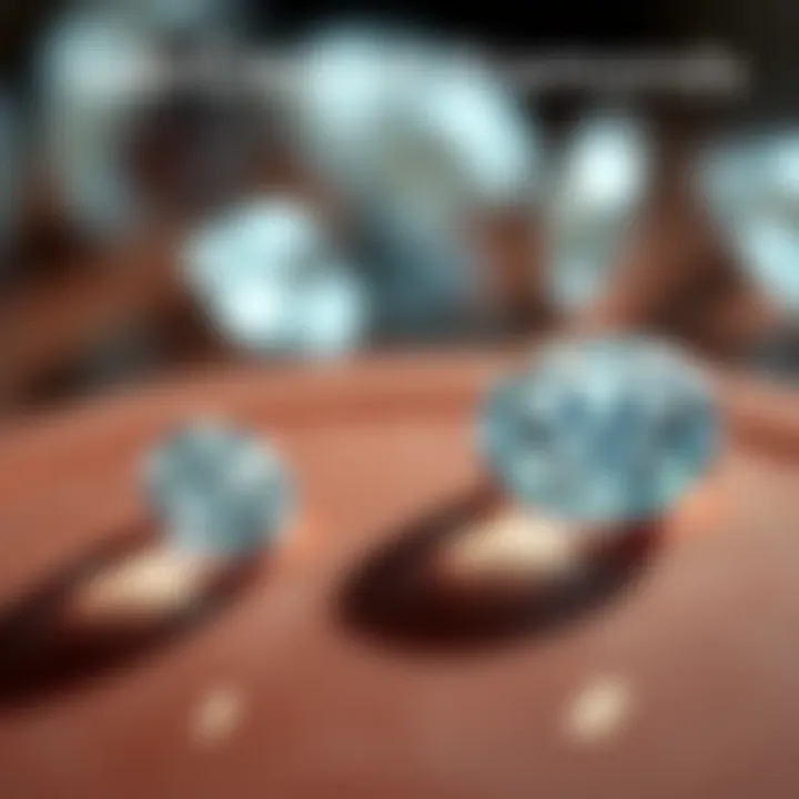 A comparison chart illustrating the differences between lab-created diamonds and natural diamonds.