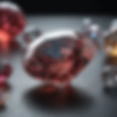 Lab-grown diamond production process visualization