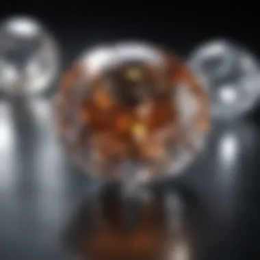 Innovative Production Methods Artistic representation of lab-grown diamond production
