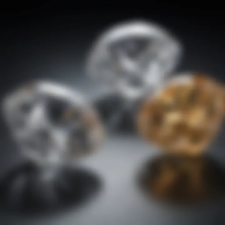 An infographic comparing lab grown diamonds to natural diamonds highlighting key differences.