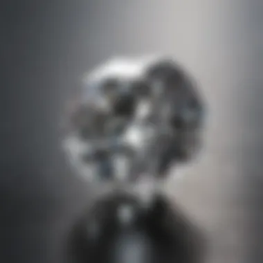 Radiant Lab-Grown Diamond A vibrant lab-grown diamond showcased under natural light