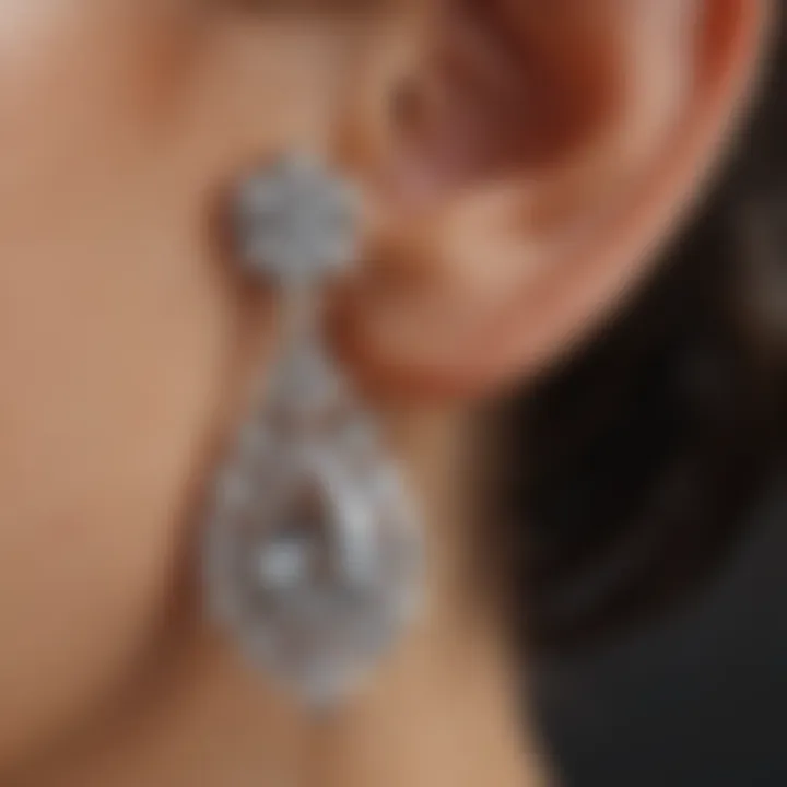 Exquisite Diamond Earrings in Bloom