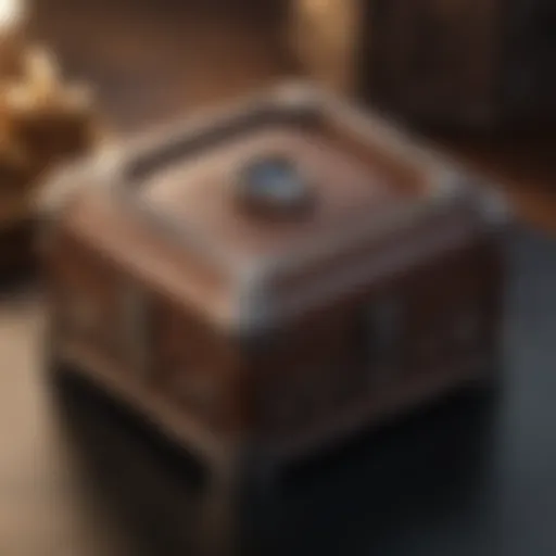 Luxurious Leather Ring Box