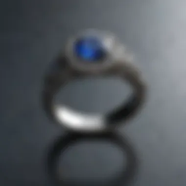 Luxurious Sapphire and Platinum Ring