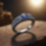 Elegant Sapphire Wedding Band