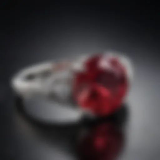 Stunning 3 ct Ruby Ring