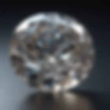 Sparkling man-made diamond