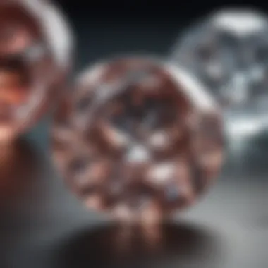 Market Value Trends: Diamonds vs. Gems Graph illustrating market value trends for clarity diamonds and clarity gems.