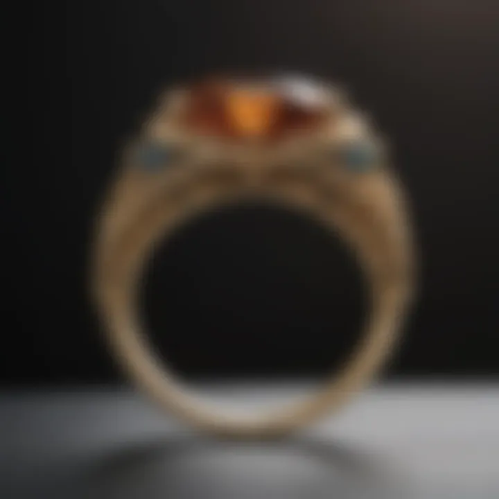 Chart comparing different materials and their impact on ring fit