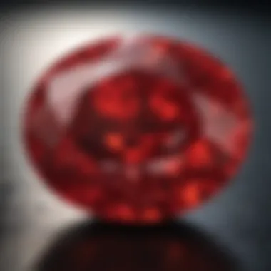 Sparkling Ruby Gemstone