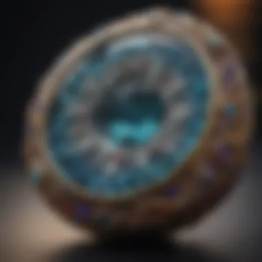 Artistic Masterpiece of Gemstone Carving Meticulously Carved Gemstone with Intricate Details