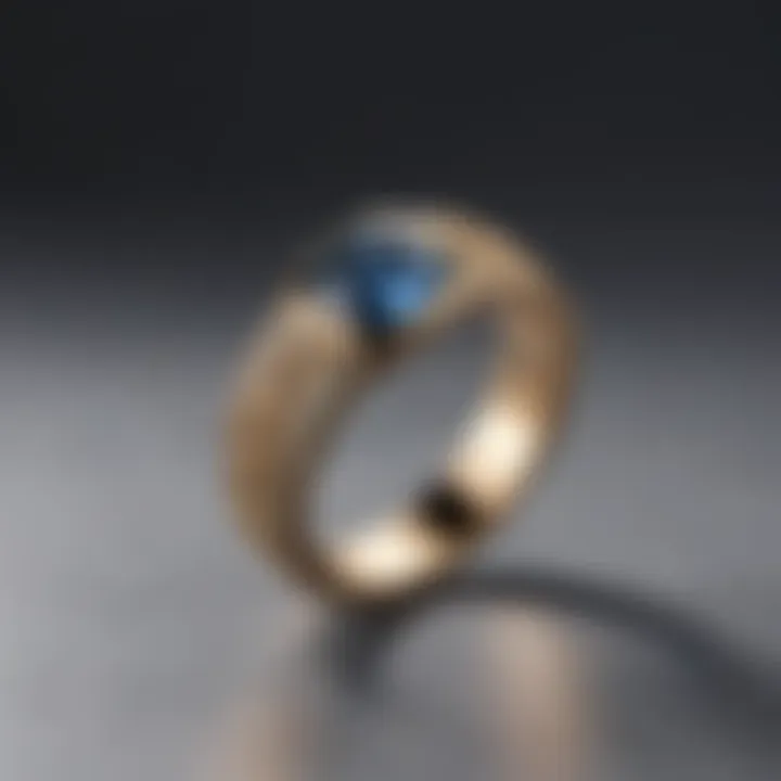 Minimalist Geometric Ring Band
