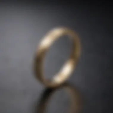 Minimalist Gold Wedding Band