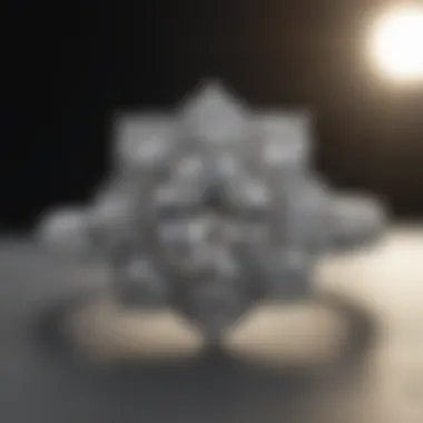 Minimalist Halo Setting with Diamond Clusters