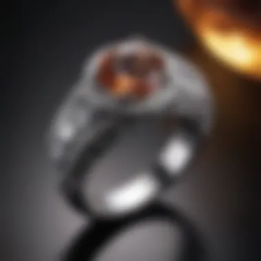 Titanium Temptations Modern titanium engagement ring design