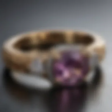 Modern wedding ring upgrade