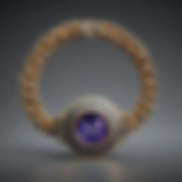 Personalized bracelet with initials engraved