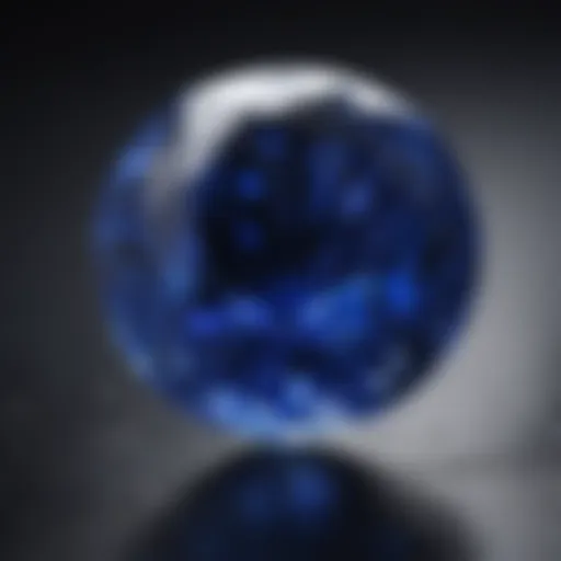 Mystical Elegance of Lab Sapphire Loose Gemstone
