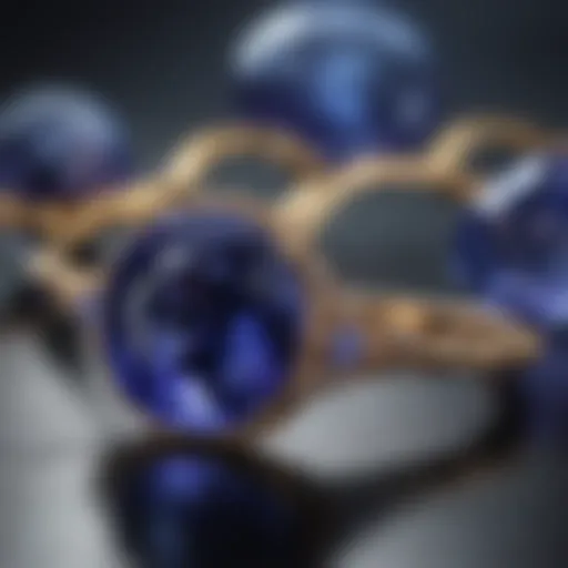 Mystical Reflections of Dark Tanzanite