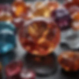 Rough gemstone representing the birthstone for November 22nd