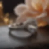 Artistic rendering of engagement ring in elegant setting
