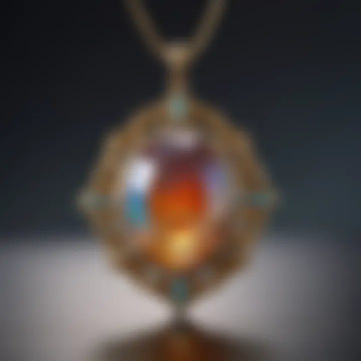 Opulent Opal Pendant Necklace