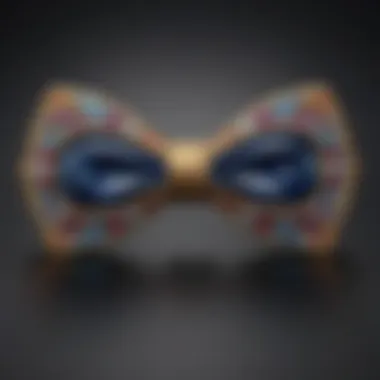 Mesmerizing Symmetry of Oval Bow Tie Effect in Gemstones