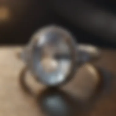 Enchanting Luminescence Enchanting Luminescence Oval Moonstone Engagement Ring