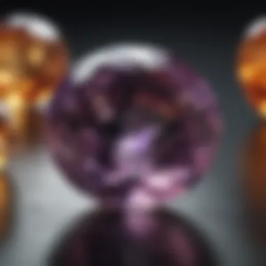 Mesmerizing Light Reflection on Polished Gemstone Beautifully polished gemstone reflecting light in a mesmerizing display