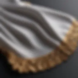 Silver polishing cloth for tarnish removal