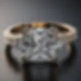 Elegant Princess Cut Diamond Ring