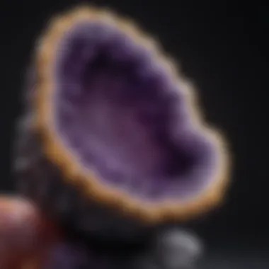 Regal Amethyst Geode Revealing Inner Beauty