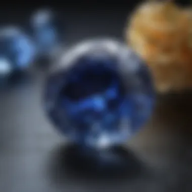 Quality Assessment of Lab Sapphire Loose Gemstone