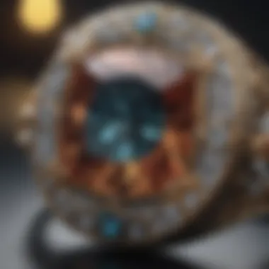 Elegant jewelry design featuring quarter carat gemstones