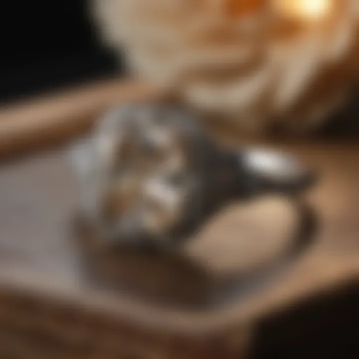 Radiant Cut Engagement Ring in Vintage Setting