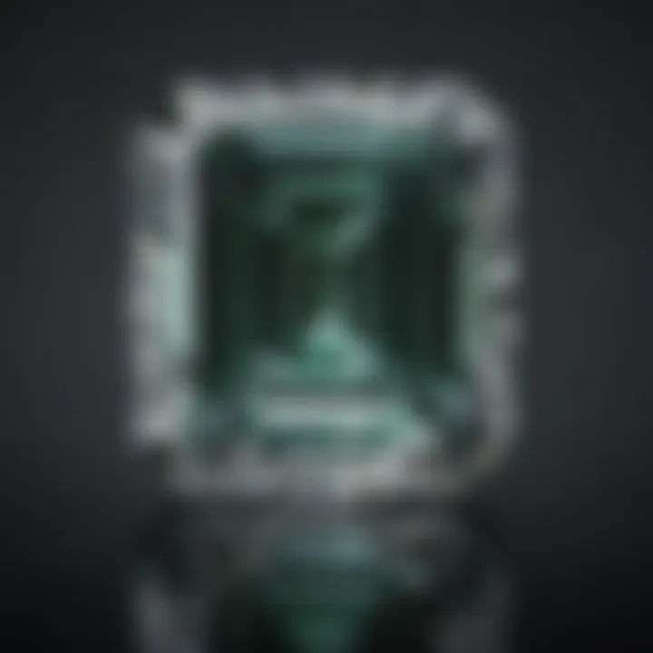 Rare Beauty of a 5.2 Carat Emerald Cut Diamond