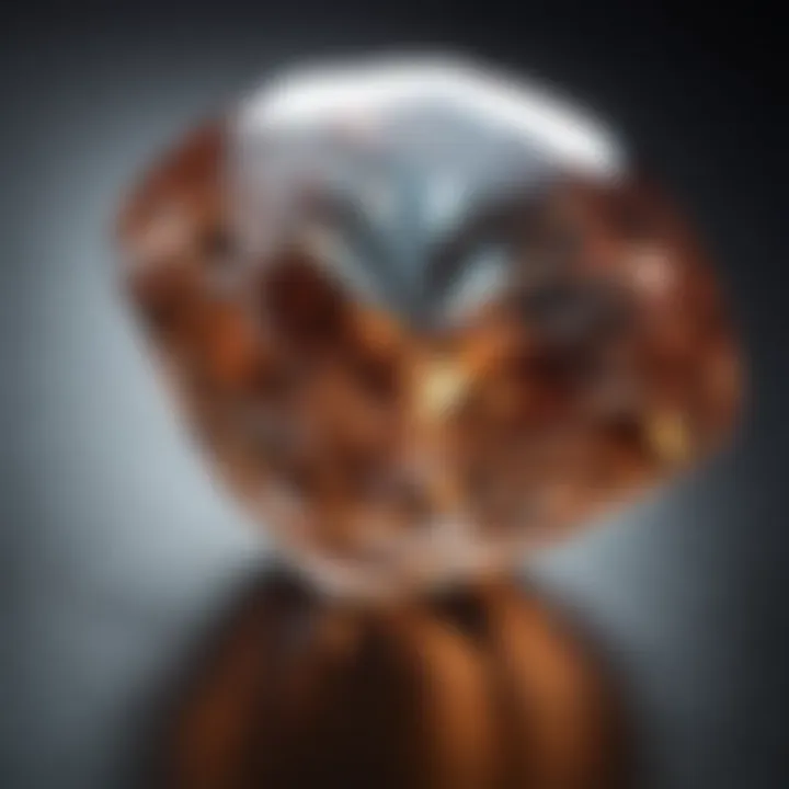 Exquisite Rarity: Rare Diamond Gleaming in the Light