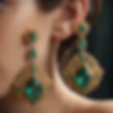 Rare Emerald Earrings Auction