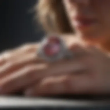 An intimate consultation with a jeweler