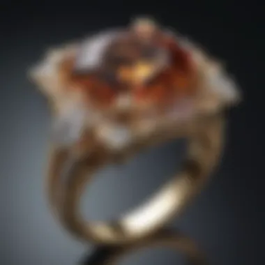 Prong Setting Exemplified Elegant ring with prong setting