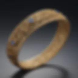 Exquisite Roman Gold Bracelet with Intricate Filigree Design