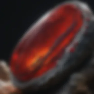 Ethereal Veins of Rough Bloodstone Ethereal veins of rough bloodstone