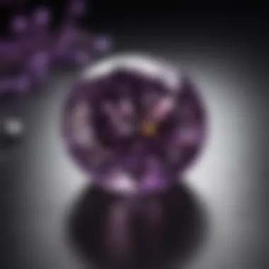 Opulent Leibish Colored Diamond with Royal Purple Splendor